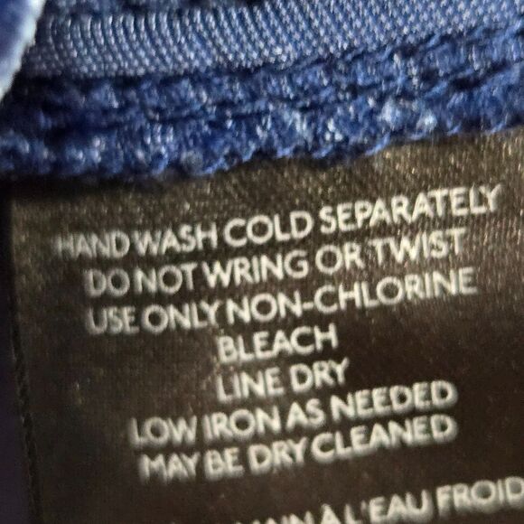 Anthropologie Pilcro Hadley Relaxed Velvet Button Down Shirt Blouse Sz M Blue - Picture 7 of 10